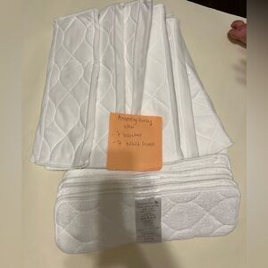 Amazing Baby White Diaper Inserts